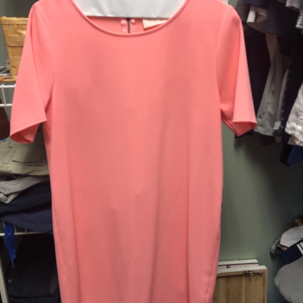 Pink Short Sleeved Dress